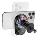 Support Téléphone Voiture Pour Grille D’Aération Magnétique Rotatif Avec Charge Sans Fil Et Refroidissement À Air - www.yonis...