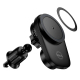 Support Téléphone Voiture Pour Grille D’Aération Magnétique Rotatif Avec Charge Sans Fil Et Refroidissement À Air - www.yonis...