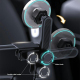Support Téléphone Voiture Magnétique Avec Charge Sans Fil 15W Aimants N52 Base Métallique Résistante À La Chaleur Angle Régla...