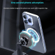Support Téléphone Voiture Magnétique Avec Charge Sans Fil 15W Aimants N52 Base Métallique Résistante À La Chaleur Angle Régla...