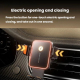 Support De Téléphone Pour Grille D’Aération Avec Chargeur Sans Fil 15W À Serrage Automatique Éclairage RGB Articulation Trois...