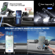 Support De Téléphone Voiture Avec Chargeur Sans Fil 5 À 15 W Rotation 360° Bras Télescopique Verrouillage Automatique - www.y...