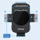 Support De Téléphone Voiture Avec Chargeur Sans Fil 5 À 15 W Rotation 360° Bras Télescopique Verrouillage Automatique - www.y...