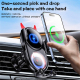 Support De Voiture Avec Chargeur Sans Fil Magnétique 15W Fixation Grille D’Aération Compatible Qi Et Éclairage Ambiant - www....