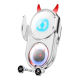Support De Voiture Avec Chargeur Sans Fil Magnétique 15W Fixation Grille D’Aération Compatible Qi Et Éclairage Ambiant - www....