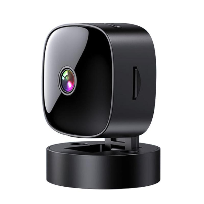 Mini Caméra De Surveillance WiFi Avec Vision Nocturne Infrarouge 720p Enregistrement Automatique Et Stockage Cloud Ou Carte T...