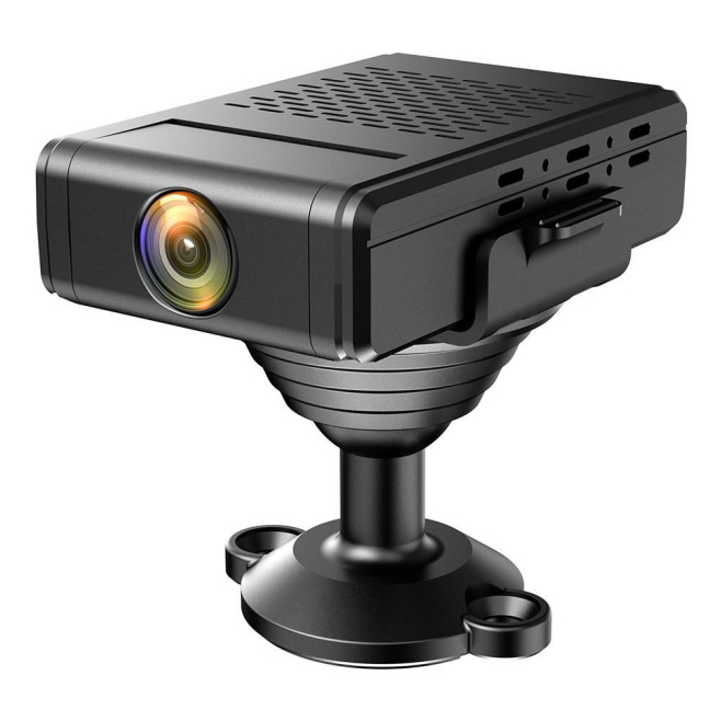 Caméra De Surveillance Miniature Ultra HD Avec Détection De Mouvement Notifications Push Et Vue Panoramique À 180° - www.yoni...