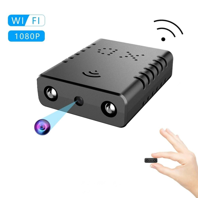 Mini Caméra WiFi 1080P Avec Vision Nocturne Infrarouge 5 À 8 M Et Surveillance À Distance Carte TF Jusqu’à 128 Go - www.yonis...