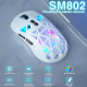 Souris Gaming Sans Fil Tri Mode Ultra Légère 63 G Avec Coques Interchangeables DPI 10000 Et Autonomie 70 Heures - www.yonis-s...