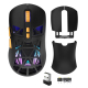 Souris Gaming Sans Fil Tri Mode Ultra Légère 63 G Avec Coques Interchangeables DPI 10000 Et Autonomie 70 Heures - www.yonis-s...
