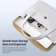 Sacoche Pour Ordinateur Portable 13 À 14 Pouces Légère À Double Compartiment En Similicuir PU Avec Doublure En Flanelle - www...