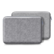 Housse Pour Ordinateur Portable 14 Pouces Et Tablette En Similicuir Suédé Déperlant Doublure Polaire Zippée Double Curseur - ...