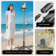 Perche Selfie Trépied Pour Streaming Extensible Jusqu’à 159 Cm Avec Lumière LED Et Télécommande Bluetooth - www.yonis-shop.com