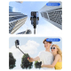 Perche À Selfie Bluetooth Avec Trépied Télescopique 410 Mm Télécommande Détachable Lumière LED Android iOS - www.yonis-shop.com