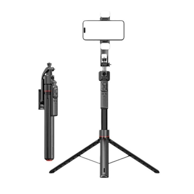 Perche Selfie Et Trépied Pour Smartphone Avec Suivi Automatique Du Visage Contrôle Gestuel Et Rotation 360° - www.yonis-shop.com