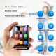 Lecteur MP3 Portable Bluetooth 5.0 Avec Haut Parleur Radio FM Écran Tactile Autonomie 20 Heures Extension MicroSD 128 Go - ww...