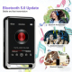 Lecteur MP3 Portable Bluetooth 5.0 Avec Haut Parleur Radio FM Écran Tactile Autonomie 20 Heures Extension MicroSD 128 Go - ww...