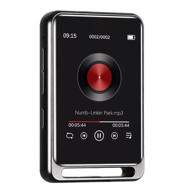 Lecteur MP3 Portable Bluetooth 5.0 32 Go Avec Écran Tactile 2.4 Pouces Radio FM Haut Parleur Et 20 Heures D’Autonomie - www.y...