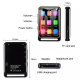 Lecteur MP3 Portable Bluetooth 5.0 Avec Haut Parleur Radio FM Écran Tactile Mémoire 64 Go Autonomie 20 Heures - www.yonis-sho...