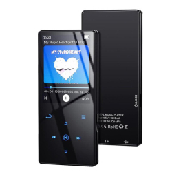 Lecteur MP3 Bluetooth Avec Radio FM Haut Parleur Intégré 16 Go Extensible Jusqu’à 192 Go