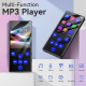 Lecteur MP3 MP4 Bluetooth Avec Haut Parleur Radio FM 4 Go Autonomie 20 Heures Et Écran Tactile - www.yonis-shop.com