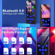Lecteur MP3 MP4 Bluetooth Avec Haut Parleur Radio FM 4 Go Autonomie 20 Heures Et Écran Tactile - www.yonis-shop.com