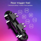 Manette De Jeu Pour Smartphone Avec Support Pliant Gâchettes Arrière Contrôle À Six Doigts Compatible 4.7 À 6.5 Pouces - www....