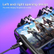 Manette De Jeu Pour Smartphone Avec Support Pliant Gâchettes Arrière Contrôle À Six Doigts Compatible 4.7 À 6.5 Pouces - www....