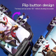 Manette De Jeu Pour Smartphone Avec Support Pliant Gâchettes Arrière Contrôle À Six Doigts Compatible 4.7 À 6.5 Pouces - www....