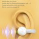 Écouteurs Bluetooth À Clip À Conduction Osseuse Rose Avec Réduction De Bruit ENC 4 Micros Autonomie 10 À 12 H IPX5 - www.yoni...