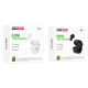 Écouteurs Sans Fil True Wireless Bluetooth 5.4 Autonomie 4 Heures Boîtier 250 mAh Poids Total 29 g Blanc - www.yonis-shop.com