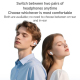 Écouteurs Sans Fil Bluetooth 2 En 1 À Clip Et Semi-Intra Bluetooth 5.4 Avec Réduction De Bruit ENC Pour Les Appels - www.yoni...