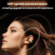 Écouteurs Bluetooth Sans Fil À Clip D’Oreille Ouverts Confort Ergonomique Son Spatial 360° Bluetooth 5.4 IPX4 - www.yonis-sho...