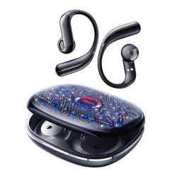Écouteurs Bluetooth Sans Fil À Conduction Osseuse Ouverte Avec Crochet Auriculaire Autonomie 6 Heures Son Directionnel Et Des...