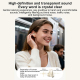 Écouteurs Bluetooth Sans Fil À Clip Pour Musique Et Appels Avec Réduction De Bruit Haut Parleur 12 Mm Et Autonomie De 6 Heure...