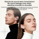 Écouteurs Bluetooth Sans Fil À Clip Pour Musique Et Appels Avec Réduction De Bruit Haut Parleur 12 Mm Et Autonomie De 6 Heure...