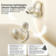 Écouteurs Bluetooth Sans Fil À Clip Pour Musique Et Appels Avec Réduction De Bruit Haut Parleur 12 Mm Et Autonomie De 6 Heure...