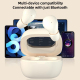 Écouteurs Bluetooth Intra-Auriculaires Pour Gaming À Faible Latence Avec Réduction De Bruit Jusqu’à 24 dB Et Version 5.3 - ww...