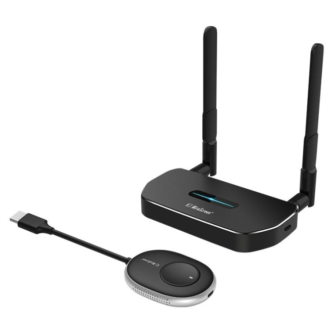 Système De Présentation Sans Fil 4K Pour Réunions Avec HDMI VGA Double Mode Et Connexion Multi Émetteurs - www.yonis-shop.com