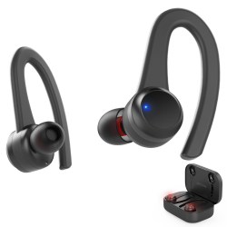 Écouteurs Bluetooth Sport Sans Fil Avec Contour D’Oreille Anti Chute IPX4 21 Heures D’Autonomie Et Utilisation Indépendante