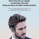 Oreillette Bluetooth Mono Pour Appels Avec Réduction Du Bruit Autonomie De 5 Heures Et Veille De 108 Heures - www.yonis-shop.com
