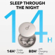 Écouteurs Sans Fil Pour Dormir Confortables Sur Le Côté Masquage Intelligent Des Bruits Bluetooth 5.3 Autonomie Jusqu’à 80 He...