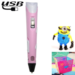 Stylo D’Impression 3D Pour Création Artistique Avec Filament ABS Vitesse Réglable Et Veille Automatique