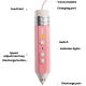 Stylo D’Impression 3D Rechargeable Pour Enfants À Basse Température 40 °C Avec 45 Minutes D’Autonomie Et Filament PCL Sans Od...