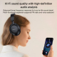 Casque Bluetooth Sans Fil Circumaural 10 Heures D’Autonomie Connexion Filaire 3.5 Mm Arceau Réglable - www.yonis-shop.com