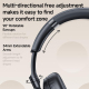 Casque Bluetooth Sans Fil Circumaural 10 Heures D’Autonomie Connexion Filaire 3.5 Mm Arceau Réglable - www.yonis-shop.com