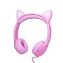 Casque Audio Enfant Filaire Avec Oreilles De Chat Lumineuses RGB Limitation 85 D B Partage Audio Jack 3 5 Mm C&acirc;ble 1 2 M - ww...