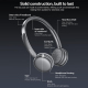 Casque Audio Bluetooth Sans Fil À Réduction Active Du Bruit 30 Db 50 Heures Mode Gaming - www.yonis-shop.com
