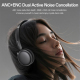 Casque Audio Bluetooth Sans Fil À Réduction Active Du Bruit 30 Db 50 Heures Mode Gaming - www.yonis-shop.com