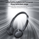 Casque Audio Bluetooth Sans Fil À Réduction Active Du Bruit 30 Db 50 Heures Mode Gaming - www.yonis-shop.com